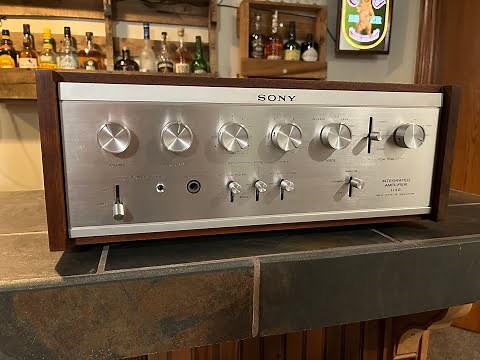 Vintage Stereo Integrated Amplifier Review - Sony TA 1120A