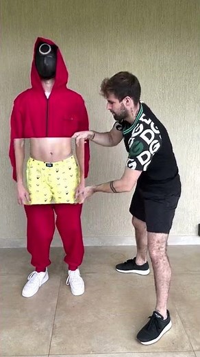 REVELANDO A MÁSCARA DO ROUND 6? ( SQUID GAME MASK REVEAL?? ) #shorts