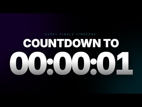 NEW YEARS 2026 LIVE COUNTDOWN ALL TIMEZONES!