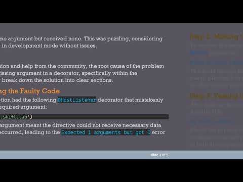 Resolving Angular Directive Errors: Expected 1 Arguments but Got 0 in Production Builds