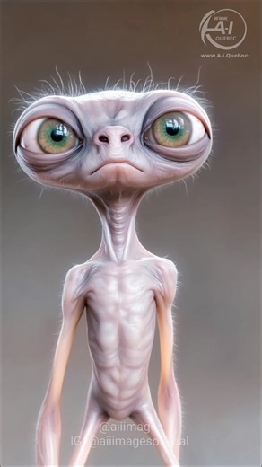 He told me to shhh and wait for it... but then absolutely nothing happened. Typical! #funnycreature #waitforit #prank #creepyfunny #aianimation #nothinghappened