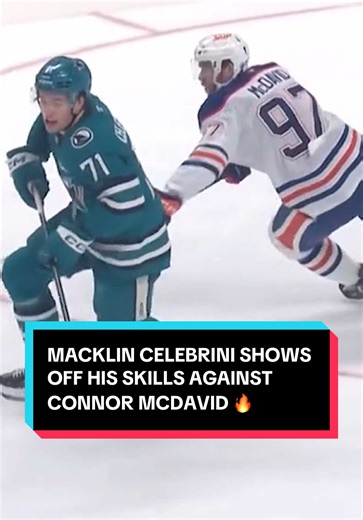 Macklin Celebrini Shows Off Skills Against Connor McDavid
