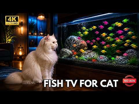 Fish Tank Aquarium in 4K | No Music Just Water Sounds | FOCUS and SLEEP - Ocean Tank Lab