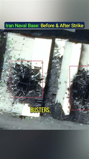 Iranian Bushehr Naval Base: Before & After the Strike