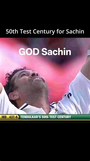 Sachin's 50th Test Century #cricket #bowlervibes #cricketcoaching