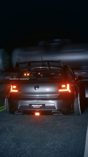 Vishnu Suresh on Instagram: "VW Polo Zephyr Hyper Widebodykit Concept 3D Cinematic Animation. Concept/Design/Animation:- @zephyr_designz Hey guys! I'm back after a long gap haha, had a lot of works to complete and I didn't get enough time to work on my personal projects. So this time, I made a full 3D scene of a railway cross and my VW Polo is waiting to cross it to have an insane midnight run!(totally virtual😂) #vwpolo #polo #vw #volkswagen #n #r #mk #gti #pologti #volkswagenpolo #vwgolf #tsi 