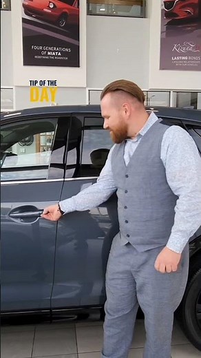 How to unlock your Mazda door when your key fob battery dies. Wolfe Mazda's Tip.