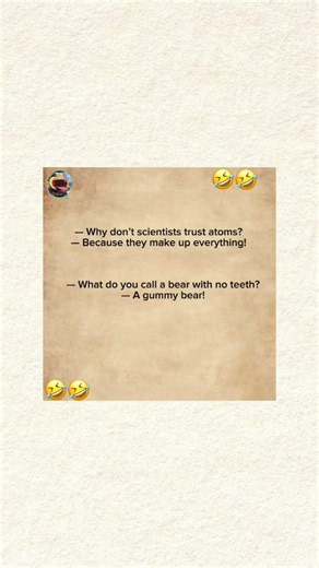 😂 Science Joke: Why Don’t Scientists Trust Atoms? #jokes #comedy #funny #slime