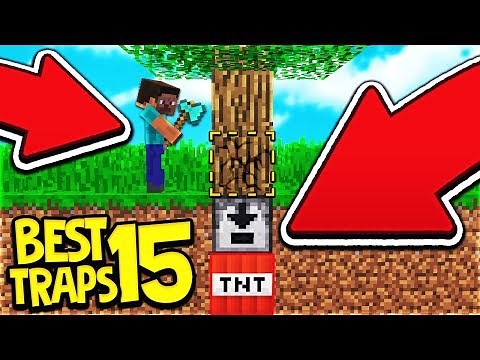 TOP 15 BEST MINECRAFT TRAPS IN THE WORLD!