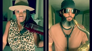 A little Miss Jill Scott never hurt anyone! Featuring once again JaVonne Jones Violin Music on electric violin! Enjoy 🎻🎷 https://youtu.be/d42SRakmvh8 | Frank B Sax