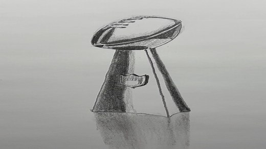 How to Draw a Super Bowl Trophy: Step-by-Step Tutorial