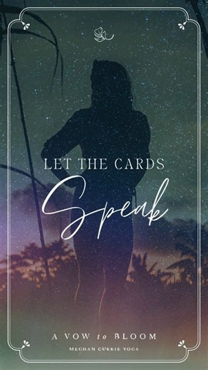 This month's A Vow to Bloom card is here ! The Inner Oracle & Intuition Whispers deck is here to remind you that wisdom doesn’t always speak in words. Each card invites you to listen closer, feel deeper, and trust the quiet language of your own aliveness. This card will be waiting for you in the online studio on A Vow to Bloom November 🌙 Check out A Vow to Bloom – November And may we trust the whispers that guide us home. | Meghan Currie Yoga