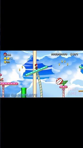 New Super Mario Bros. U - Gameplay Walkthrough - SHORT (Wii U) #mariobros #yoshi #wiiu #mariogamers