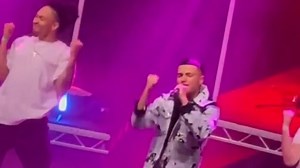 Katie Price shares glee as son Junior Andre performs song at London's O2