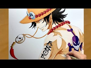 How to Draw Portgas D. Ace from onepiece | step by step | onepiece | draw anime | Ace