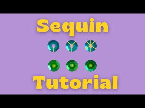 How to Sew on Sequins