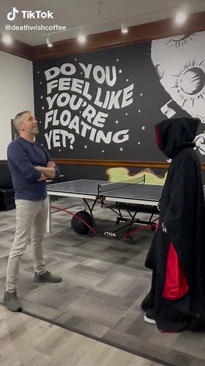 Coffee spelled backwards is “eeffoc” as in I don’t give eeffoc until I’ve had coffee. #darkhumor #coffeetok #coffeetime #deathwishcoffee