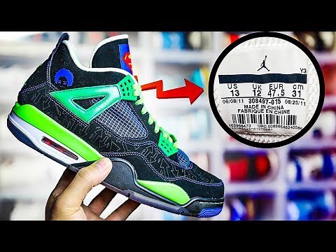 How To Read Shoe Size Tags On Air Jordan Sneakers