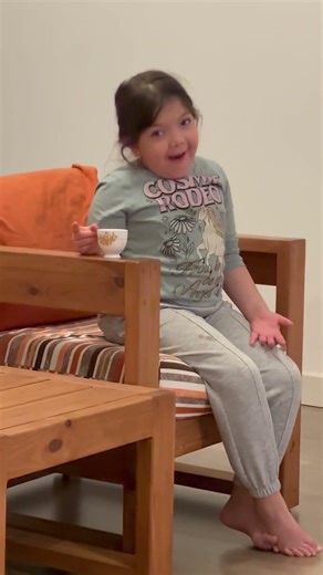 This girl started drinking coffee #funnyvideo #baby #coffee #kids