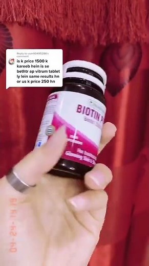 BIOTIN PLUS Tiblet tutorial by Noor #nutrifactor #Biotin2500mcg