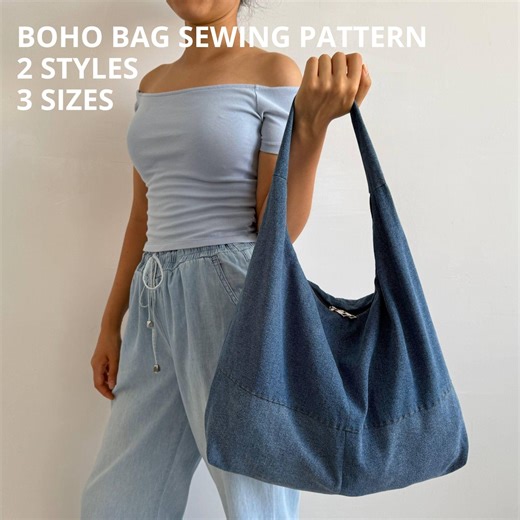 Boho Bag Sewing Pattern - Etsy