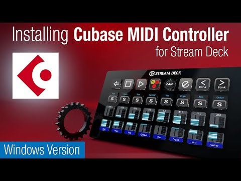 Cubase MIDI Controller for Stream Deck Windows Installation