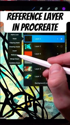 Master Procreate Reference Layers in 52 Seconds