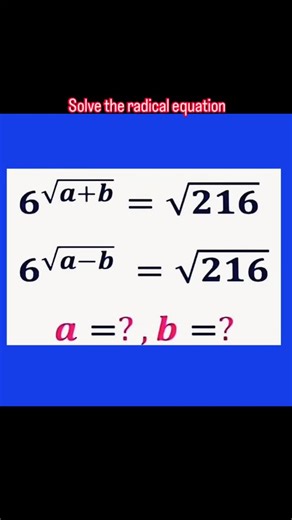 Mathematics Hub on Instagram: "Solve the radical equation #viralreels #viral #maths"