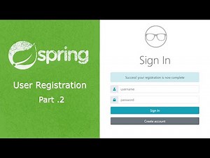 Spring Boot : User registration form + validation (backend validation) part 2
