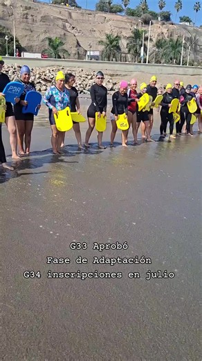 G33 aprobó fase de adaptación | G34 inscripciones en julio