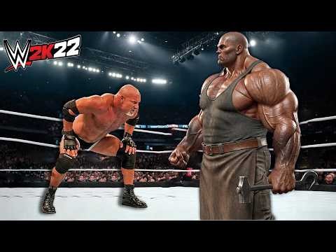 Goldberg vs. Hathoda Ustad (WWE 2K22)