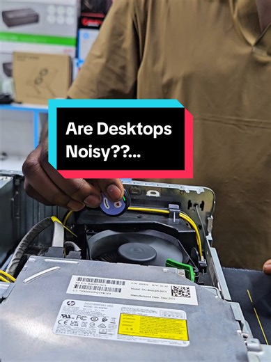 Are Desktops Noisy?? on the video HP Prodesk 405 G6 AMD Ryzen 5 4600G 6 Cores, 12 Logical Processors 3.7 GHZ Base Speed 8gb DDR4 RAM 256gb SSD Wireless Connectivity @ksh 23,000 #ryzen #desktop #thetechtunnel #tech #amd