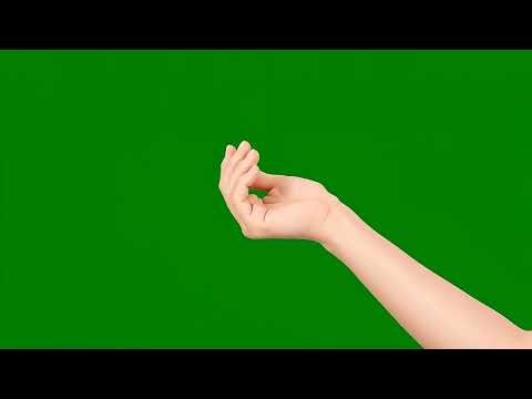 Hand Green Screen | Green Screen Hand Gesture Animation
