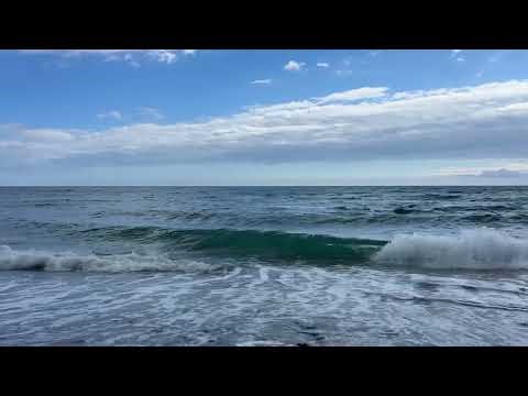1 Hour 20 Min Emerald Ocean Waves 🌊 Real Sea Sounds for Sleep & Relaxation | Mediterranean Coast
