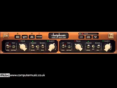 Kush Audio Clariphonic DSP Mk2 EQ VST/AU plugin in action