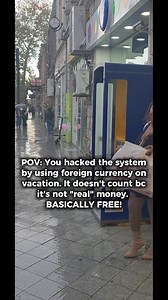 Feels like spending Monopoly money…until you get back home and check the statement 🤣😭😭 | Janelle Woods