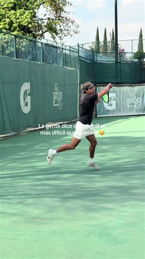 ¿Es el golf más difícil que el tenis?
