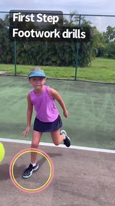 First step footwork drills for faster court coverage