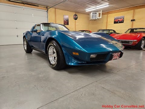 1979 Turquoise Corvette Tan Leather Interior Automatic