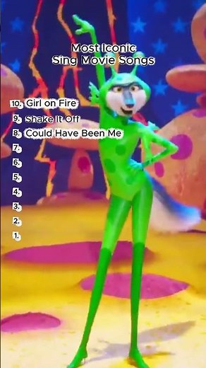 Most Iconic Sing Movie Songs🔥 #sing #singmovie #music