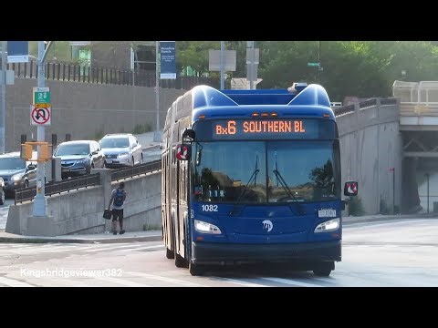 MTA New York City Bus: 2018 New Flyer XN60 Xcelsior Articulated CNG 1032 on the Bx6 Bus.