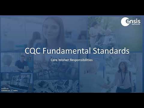 CQC Fundamental Standards Care Worker Responsibilities