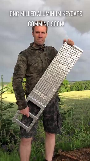 #CNC #milled #aluminum #keycaps #full #sets #anodized #programmer #pcgamer #computer #fyp #gaming #coding #custom #keyboard #keyboards #foryou