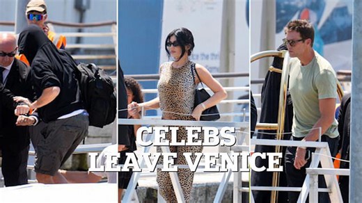 A-list guests head to the airport after Bezos wedding in Venice