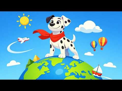 🌈🐶🌍 El perrito que domina al mundo 🎵✨Canción infantil pegajosa