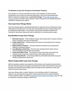 The Benefits of Laser Gum Therapy for Gum Disease Treatment - SlideServe