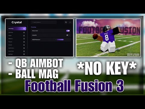 🔥 BEST FREE Football Fusion 3 Script (NO KEY) | QB AIMBOT, BALL MAG, AUTO CATCH, SPEED + MORE!