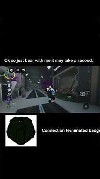 How to get the connection terminated badge! #roblox #pressure #pressureroblox