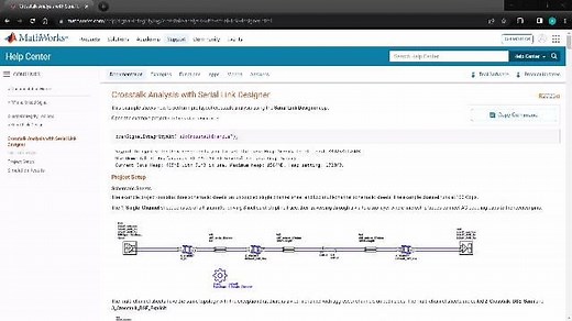 Signal Integrity Crosstalk Analysis in MATLAB