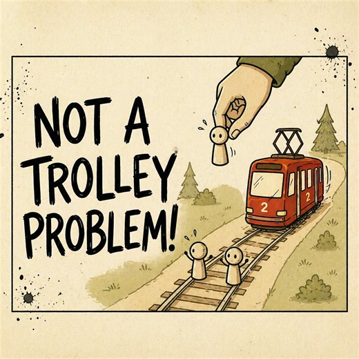 Not a Trolley Problem. JAM by d954mas
